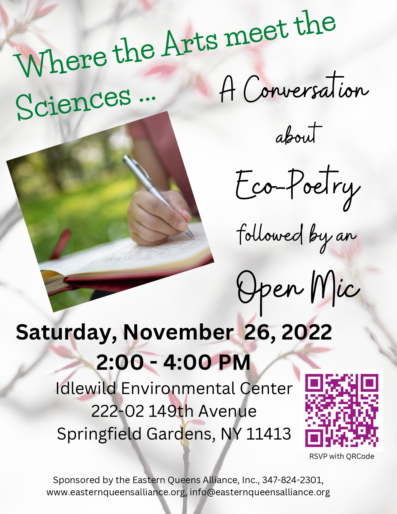 Conversation about Eco-Poetry and Open Mic